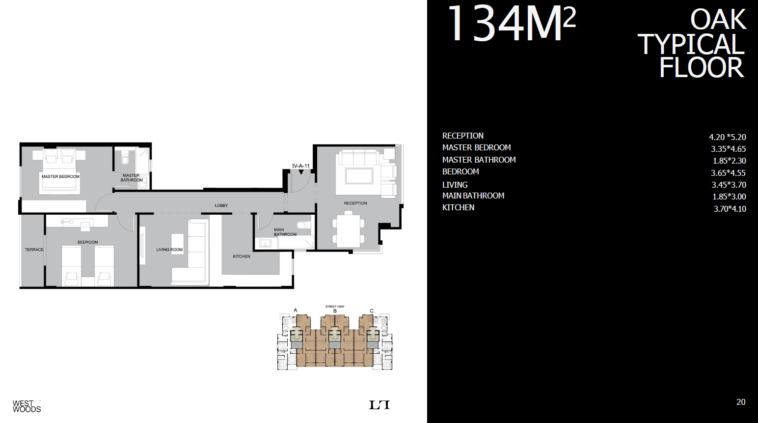 Floor plan for apartment at Sun Capital