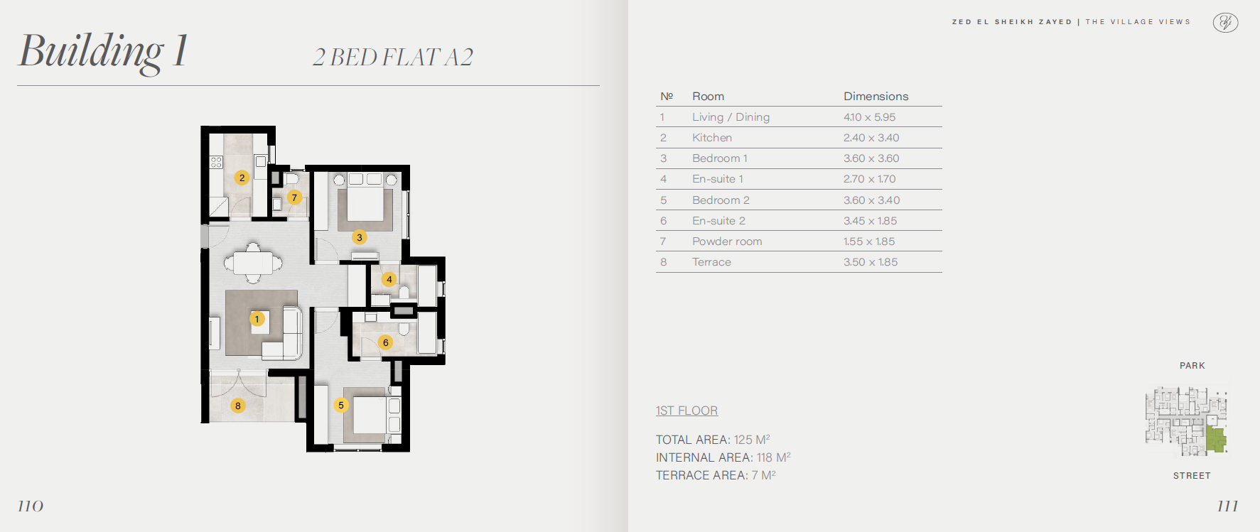 Floor plan for apartment at ZED