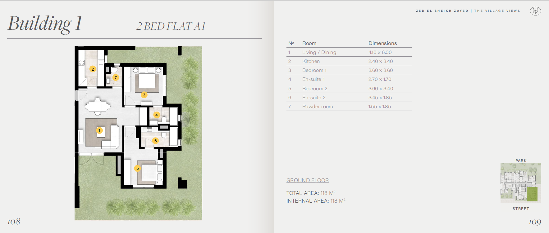 Floor plan for apartment at ZED