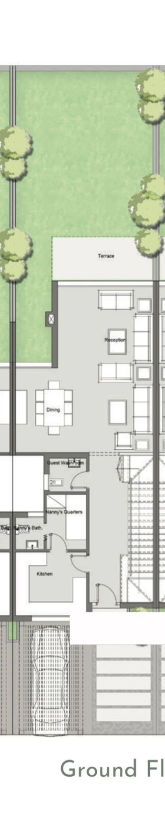 Floor plan for townhouse at Palm Hills New Cairo