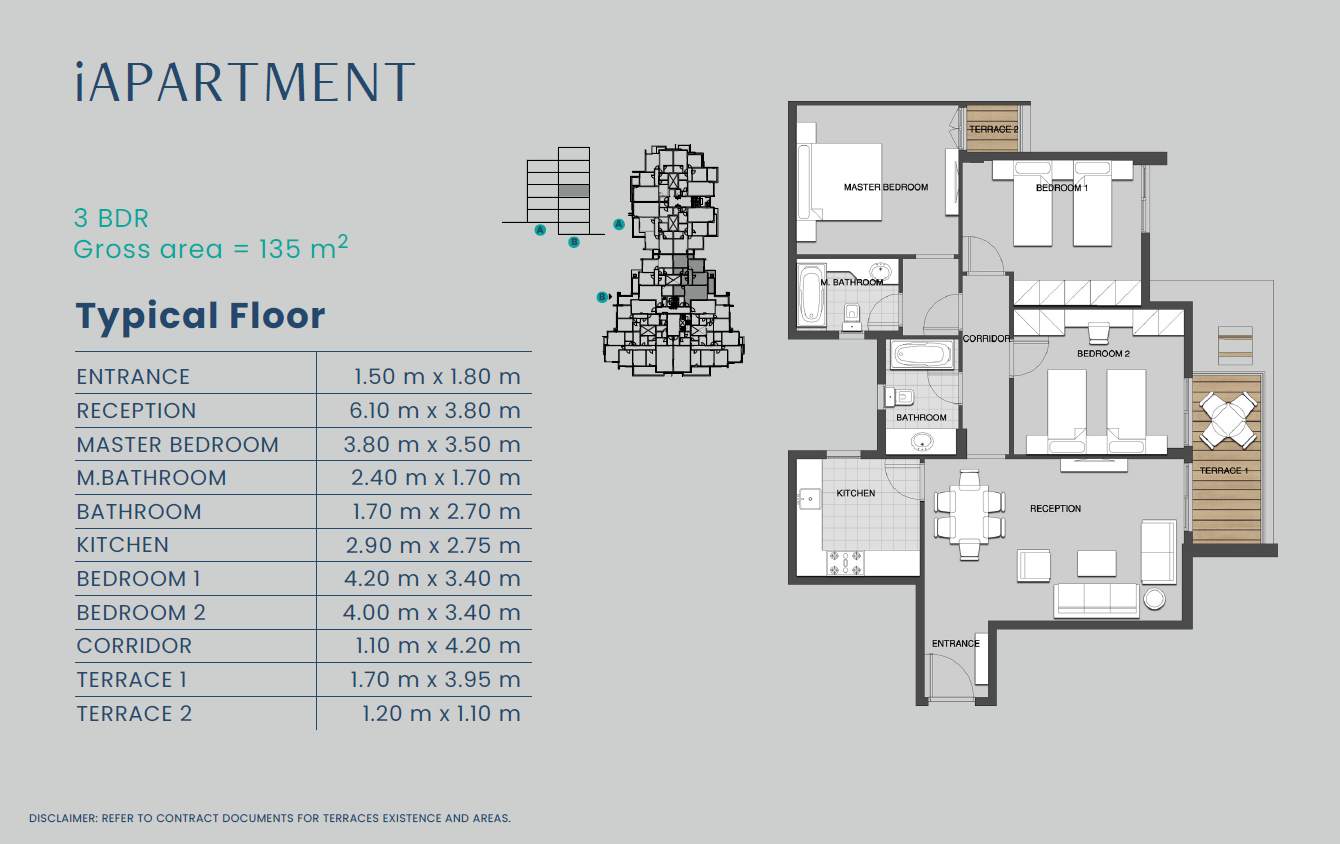Floor plan for apartment at Mountain View iCity October
