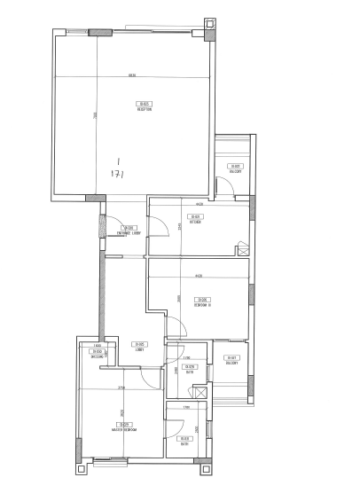 Floor plan for apartment at W signature