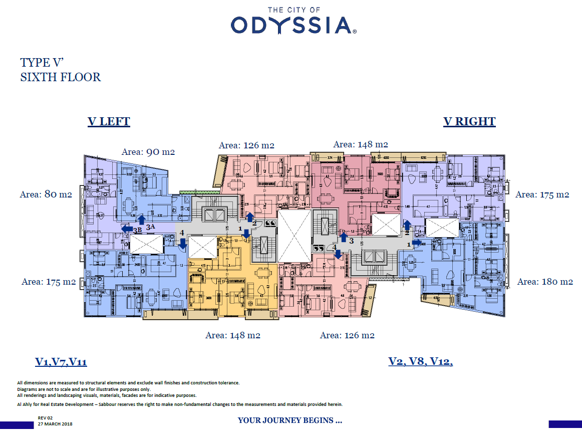 Floor plan for apartment at Alaire