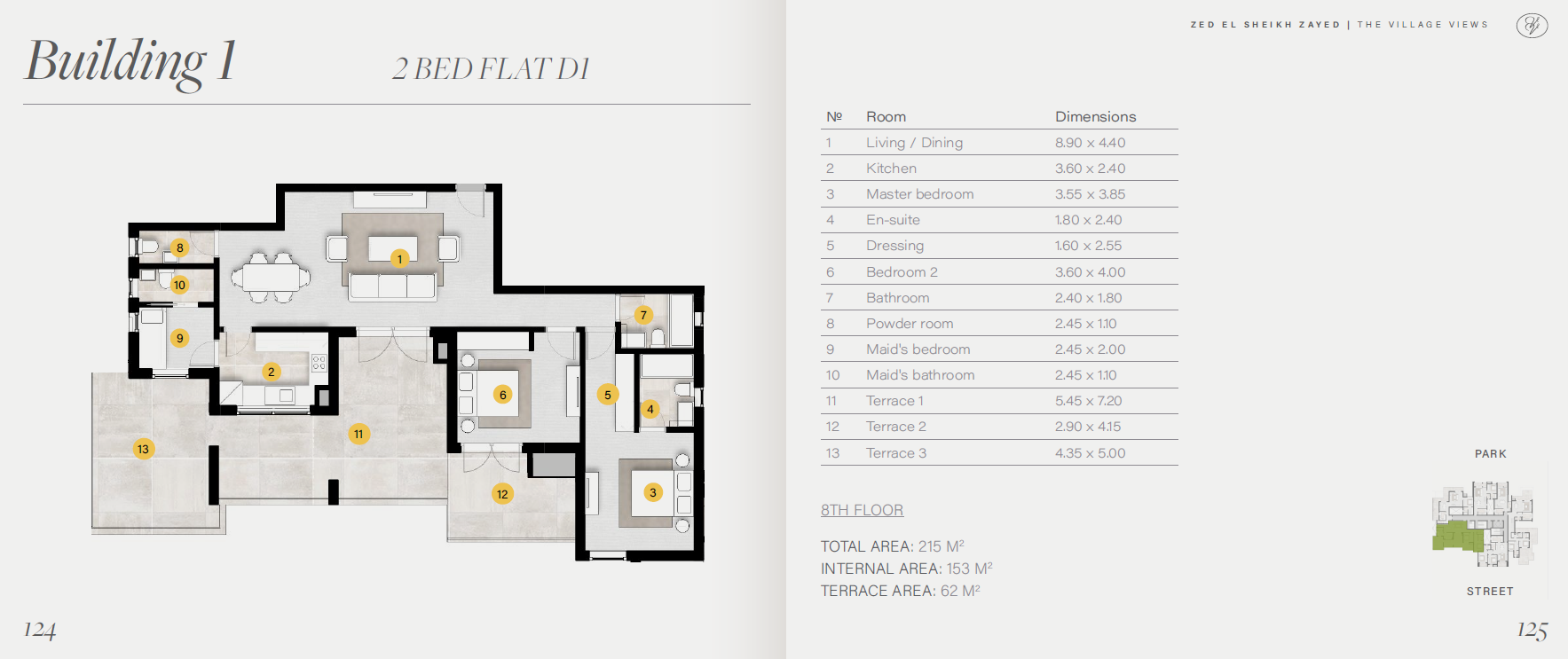 Floor plan for apartment at ZED