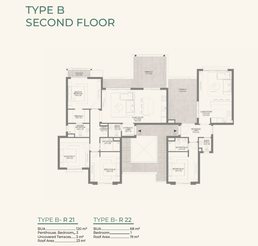 Floor plan for apartment at Town Walk