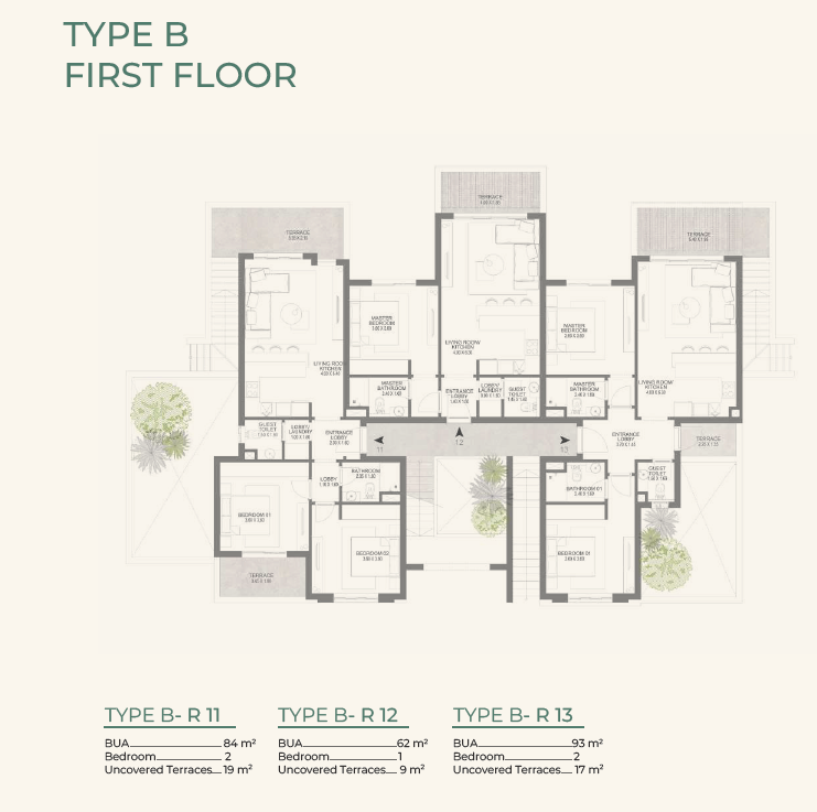 Floor plan for apartment at Town Walk