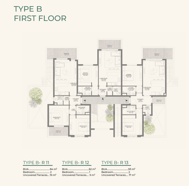 Floor plan for apartment at Town Walk
