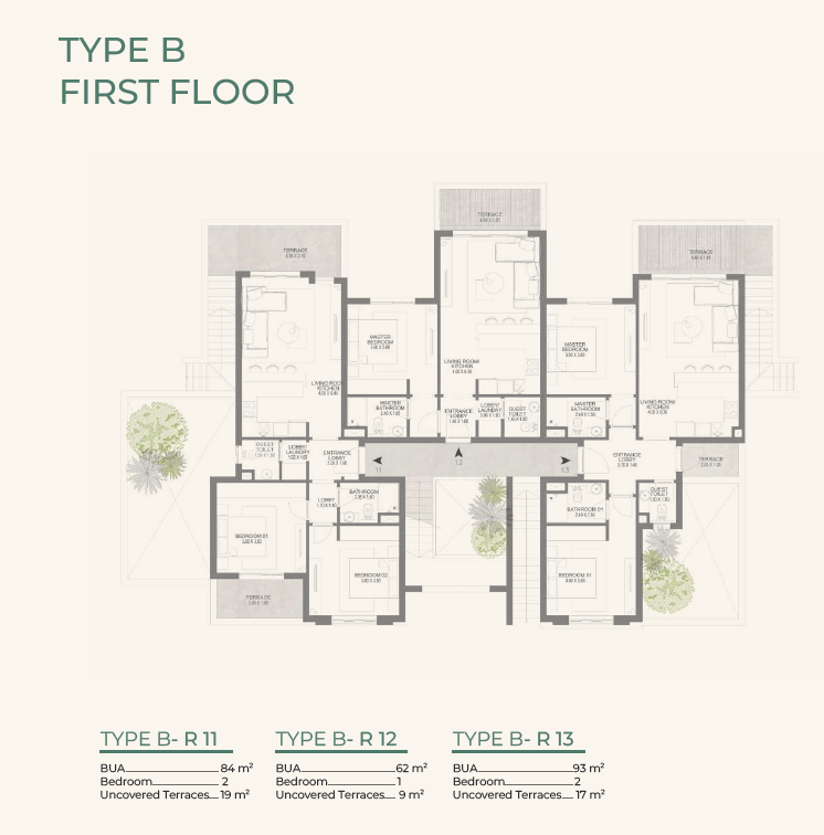 Floor plan for apartment at Town Walk