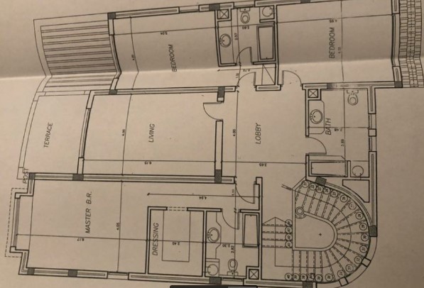 Floor plan for villa at Palm Hills Golf Views
