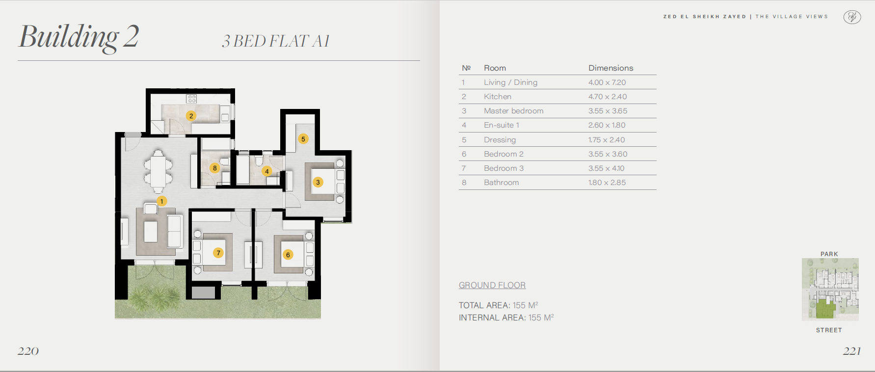Floor plan for apartment at ZED