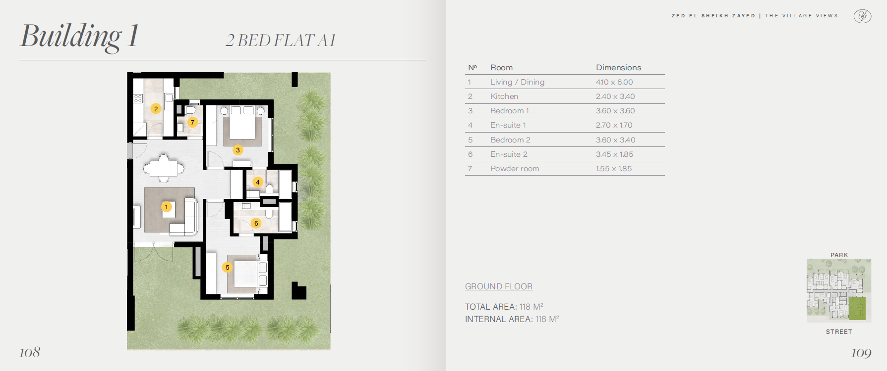 Floor plan for apartment at ZED