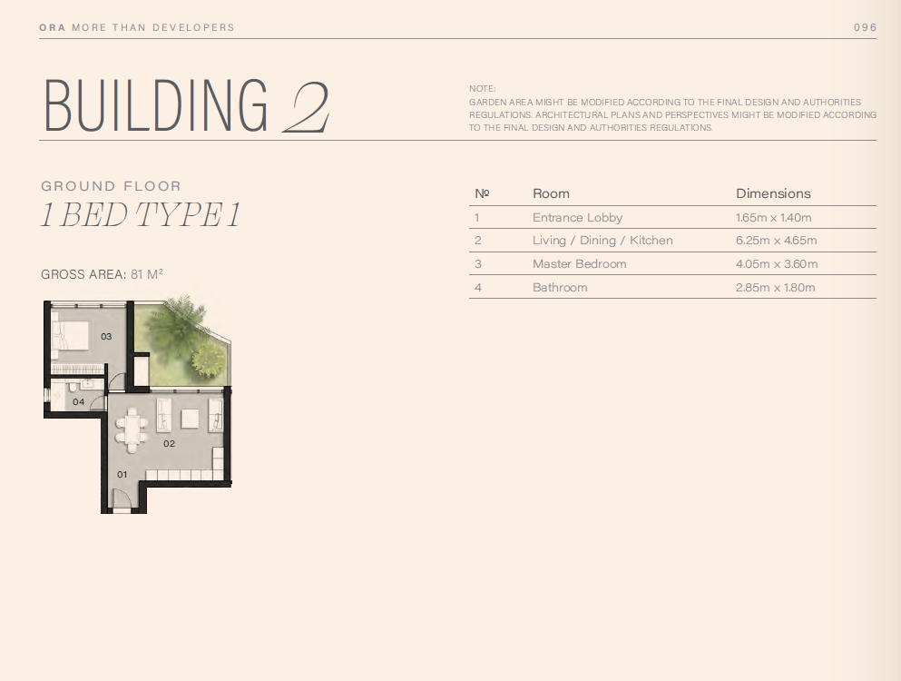 Floor plan for apartment at ZED