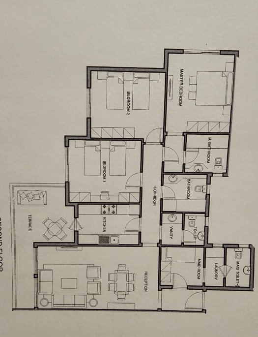 Floor plan for apartment at Mountain View iCity October