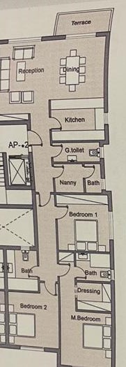 Floor plan for apartment at Badya