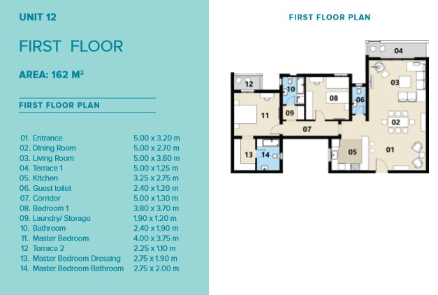 Floor plan for chalet at Mazarine
