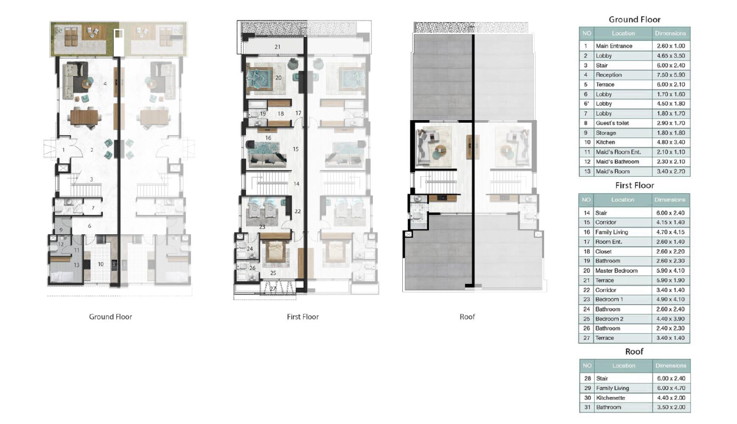 Floor plan for  at Hadaba