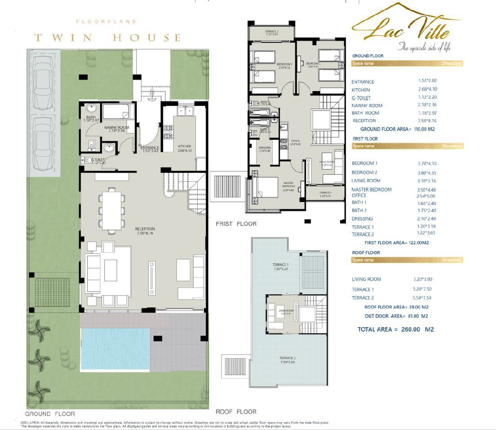 Floor plan for  at Lac Ville