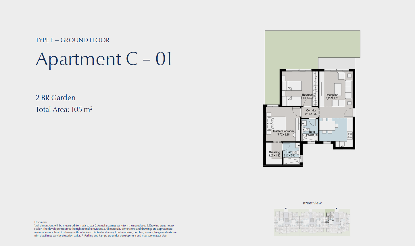 Floor plan for apartment at Bluetree