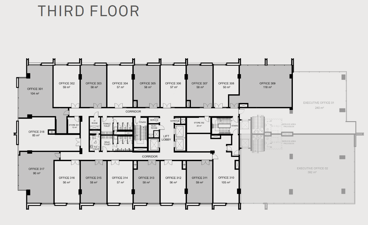 Floor plan for  at Hyde Park Business District