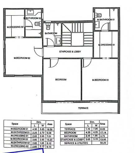 Floor plan for duplex at Aliva Mountain View Mostakbal City