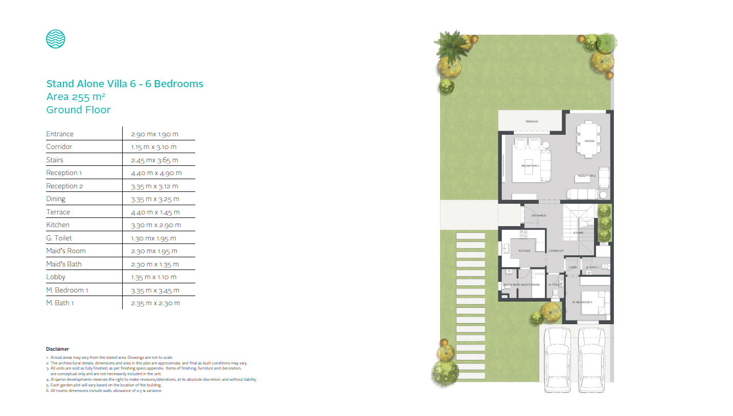 Floor plan for villa at Seazen