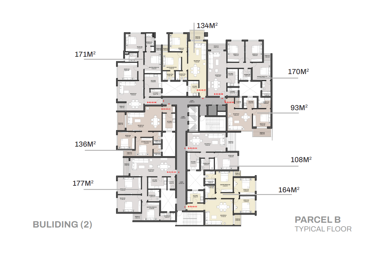 Floor plan for apartment at Garnet