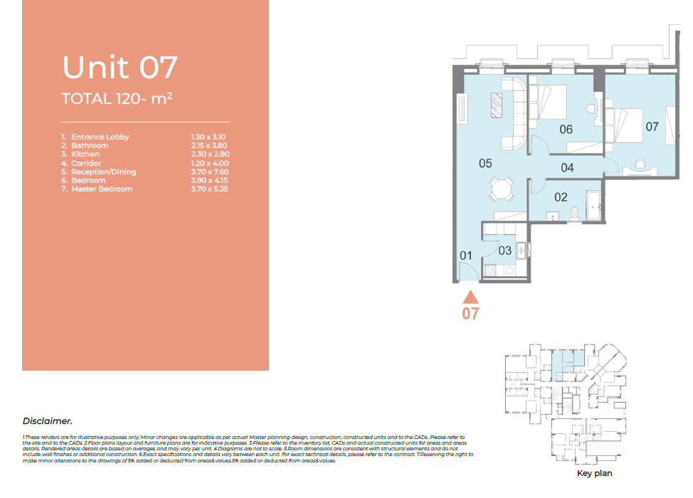 Floor plan for apartment at Il Latini City Edge