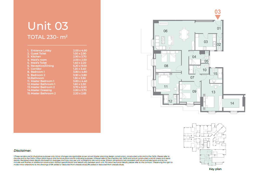 Floor plan for apartment at Il Latini City Edge
