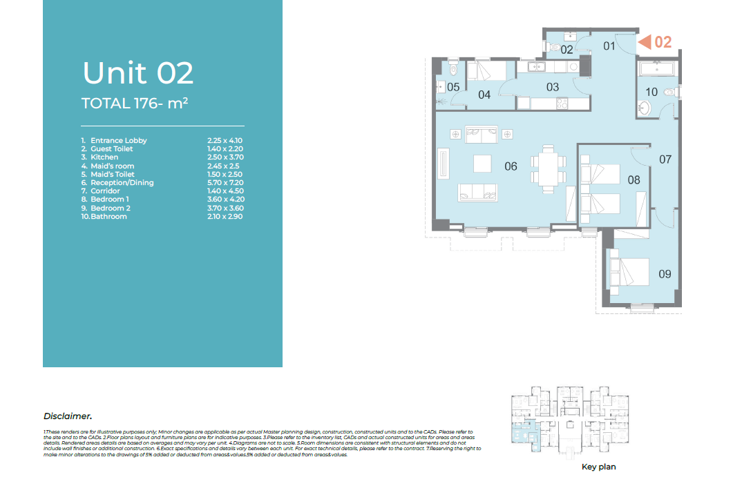 Floor plan for apartment at Il Latini City Edge