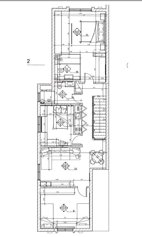 Floor plan for duplex at Mountain View Chillout Park