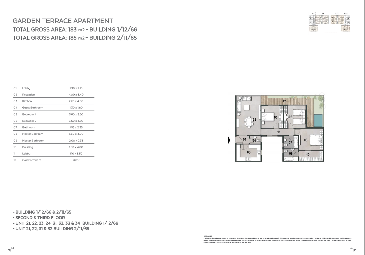 Floor plan for apartment at Vinci