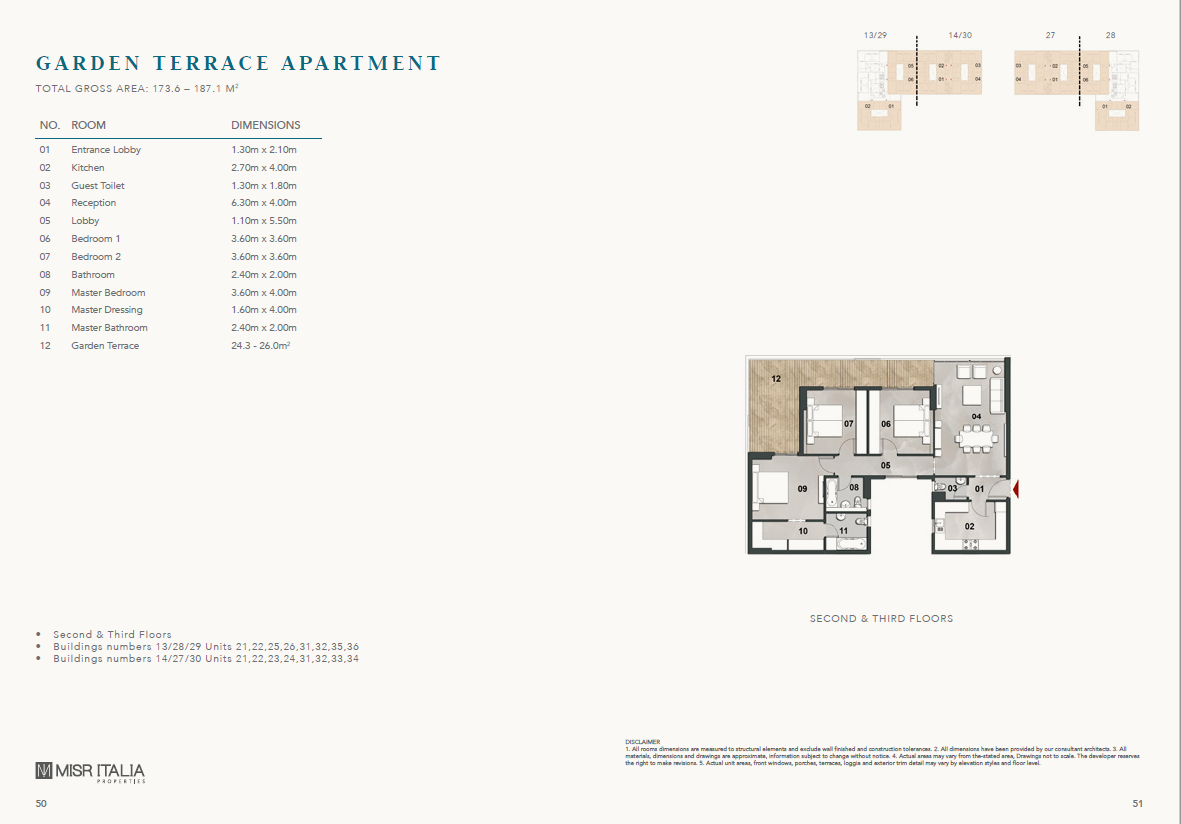 Floor plan for apartment at Vinci