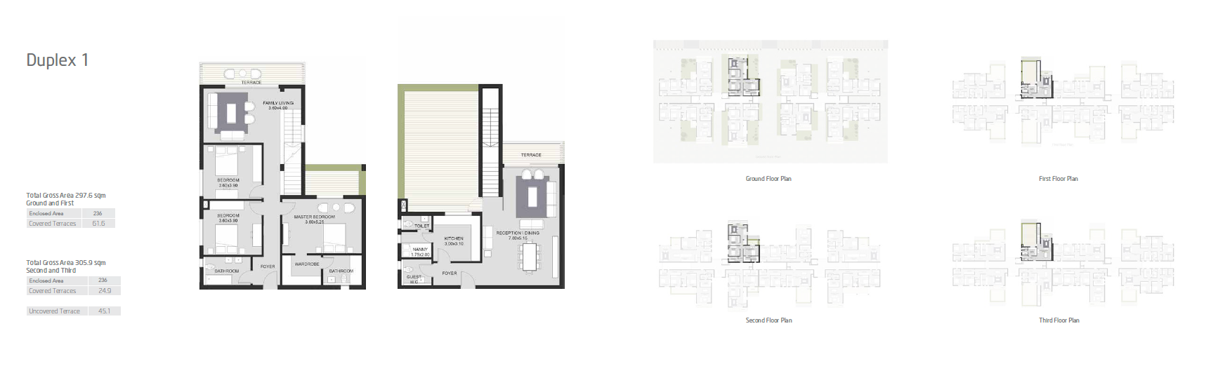 Floor plan for duplex at VYE SODIC