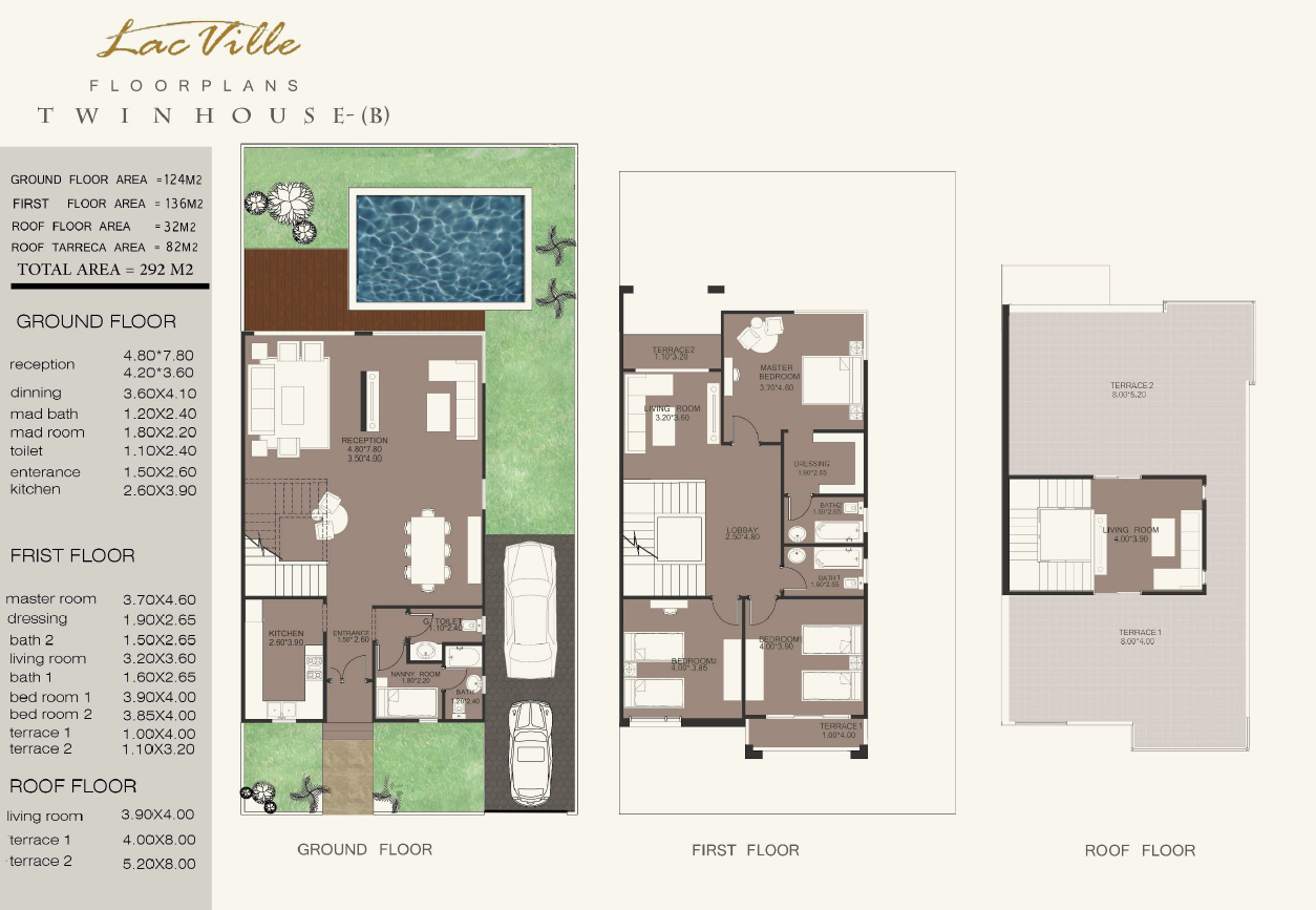 Floor plan for  at Lac Ville