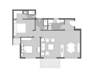 Floor plan for apartment at Dejoya Residence