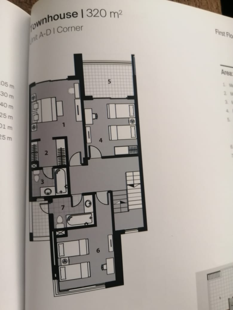Floor plan for townhouse at Etapa