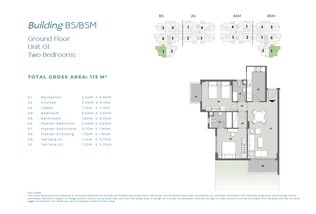 Floor plan for apartment at Il Bosco City