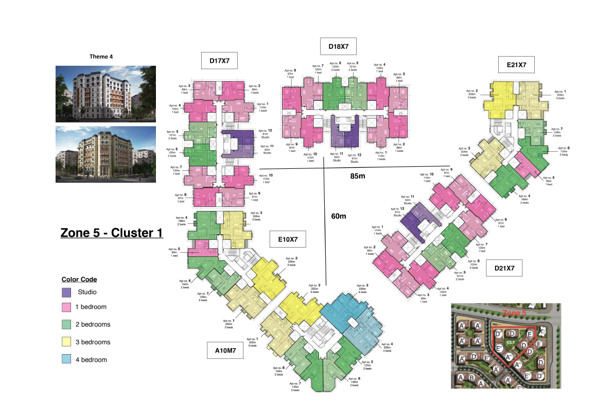Floor plan for apartment at Il Latini SED