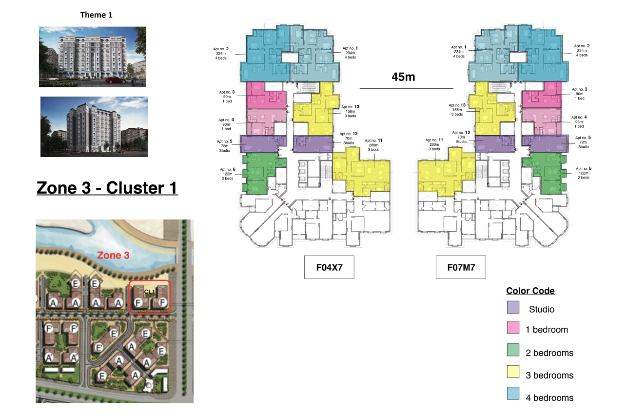 Floor plan for apartment at Il Latini SED