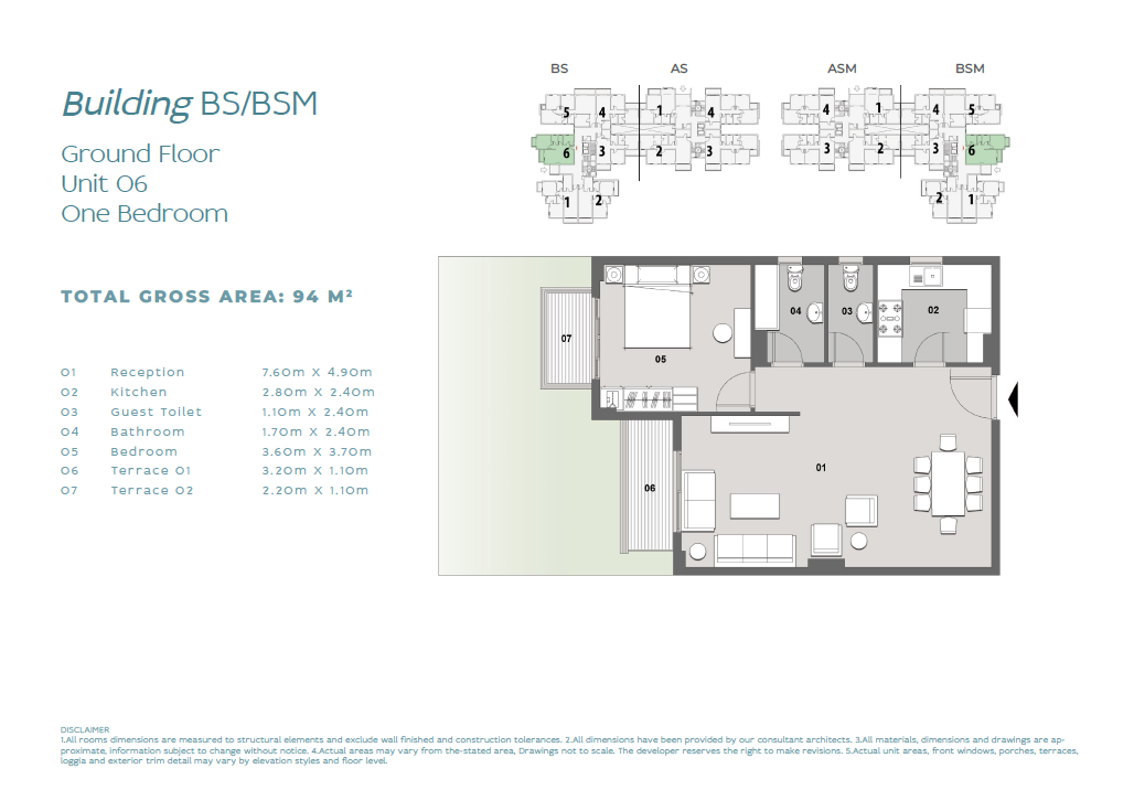 Floor plan for apartment at Il Bosco City