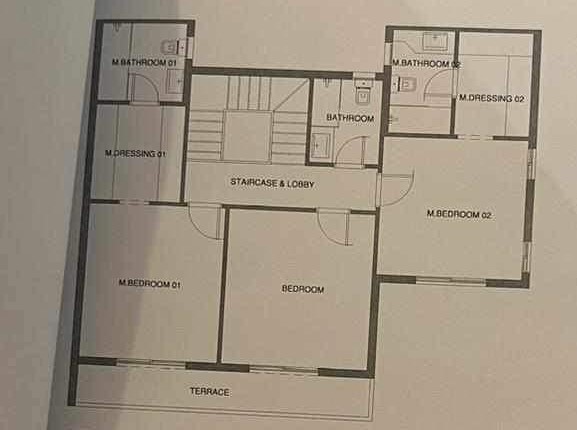 Floor plan for duplex at Aliva Mountain View Mostakbal City