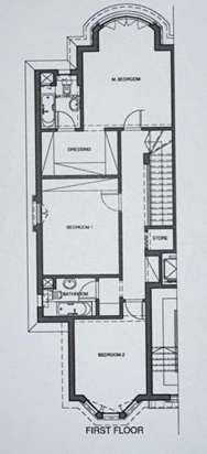Floor plan for duplex at Mountain View iCity October