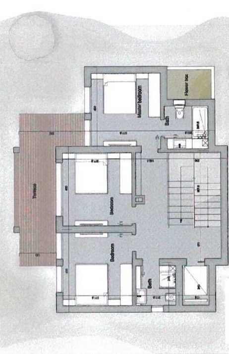 Floor plan for villa at Il Monte Galala
