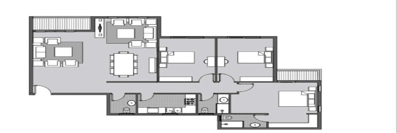 Floor plan for apartment at Dejoya Residence