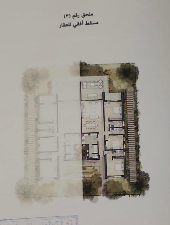 Floor plan for chalet at Silversands