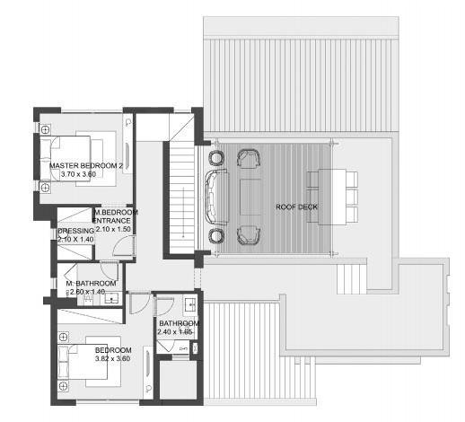 Floor plan for villa at Shedwan