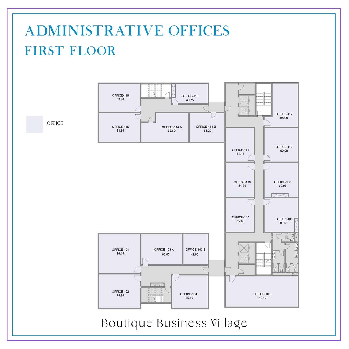 Floor plan for  at Boutique Village