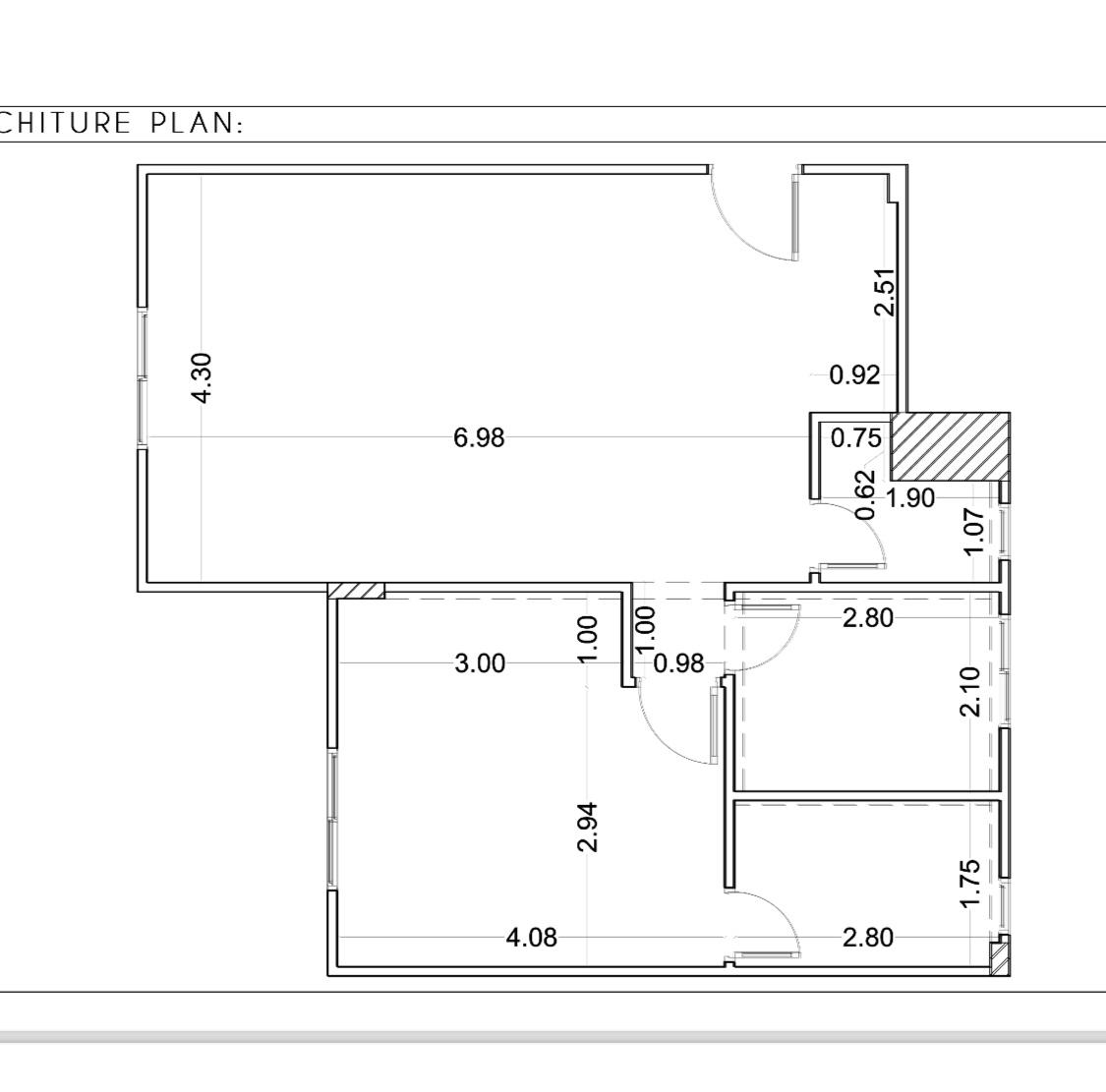 Floor plan for apartment at Hyde Park