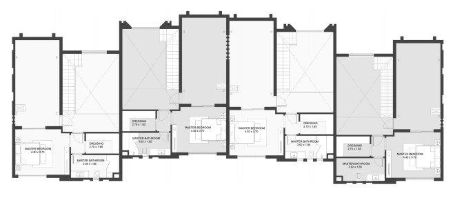 Floor plan for townhouse at Shedwan