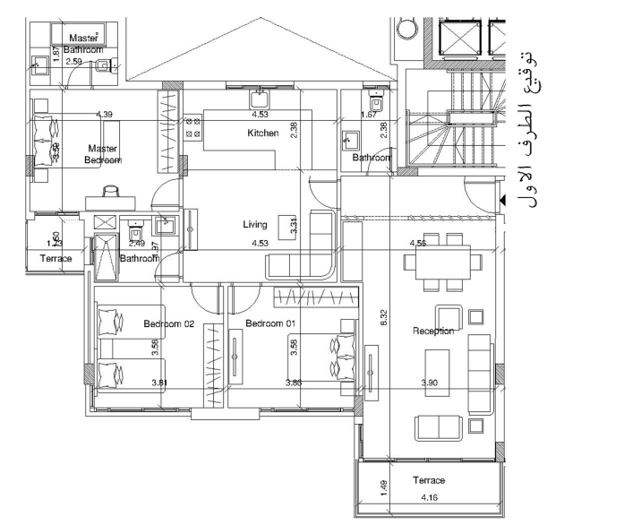 Floor plan for apartment at Scenario